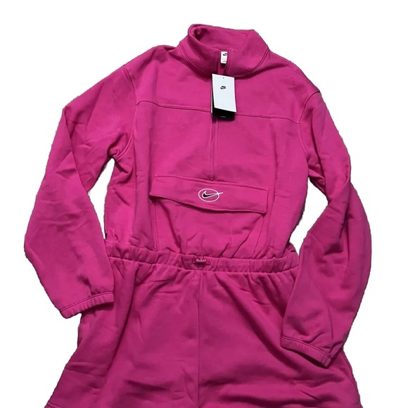 Nike Sportswear Icon Clash Women's Fleece Romper nwt - Picture 3 of 5